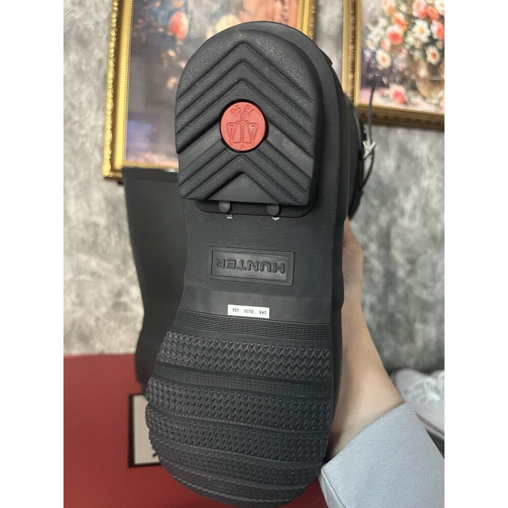 Hunter Original Short Rain Boots Women’s 8 Navy Matte New In Original Box - Picture 3 of 6